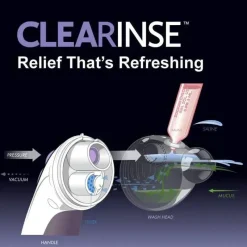 Clearinse - cabeças de lavagem de reposição para aspirador nasal elétrico 2Pk New