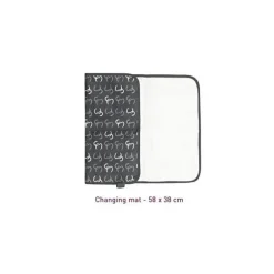 Clevamama - Bolsa de Fraldas Nicole Tote, Asfalto Hot