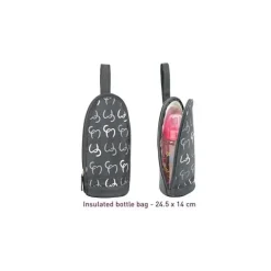 Clevamama - Bolsa de Fraldas Nicole Tote, Asfalto Hot