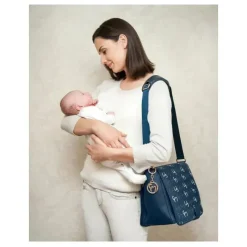 Clevamama - Bolsa de Fraldas Ellie Baby, Marinho Clearance