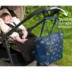 Clevamama - Bolsa de Fraldas Hannah Tote, Marinho Outlet