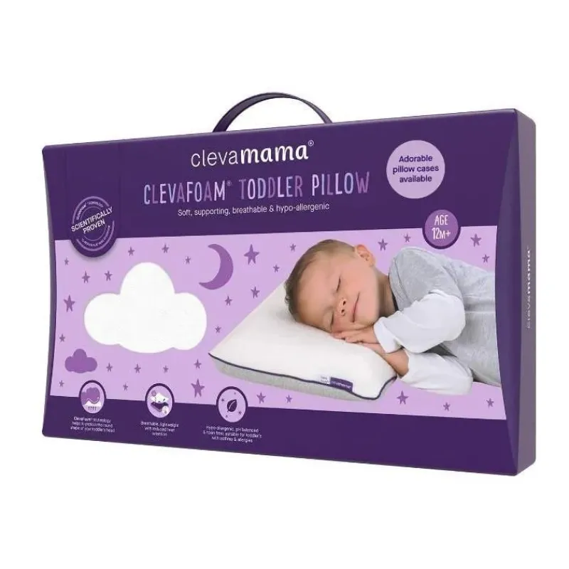 clevamama__clevafoam_foam_SKUHJ5rREl5_0.webp Clevamama - Clevafoam Foam Toddler Pillow - Toddler Bed Pillow Outlet