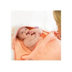 Clevamama Splash N Wrap Avental Toalha Coral Rosa - Toalha de Bebê Online