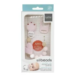 Kushies Baby Clipe de chupeta de silicone Kushies Silibeads - coração novo Sale