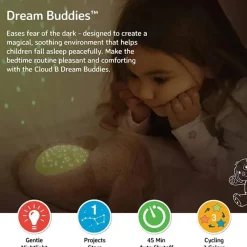 Cloud B - Miniprojetor de luz noturna calmante Amigos dos sonhos, filhotes Sale