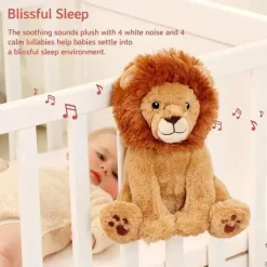 Cloud B - Máquina de som calmante, bichinho de pelúcia fofinho, 4 sons calmantes, Louis, o leão Discount