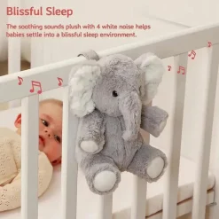 Cloud B - Máquina de Som com Sons Calmantes de Ruído Branco, Elliot Elephant Fashion