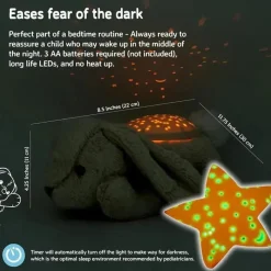 Cloud B - Projetor Calming Nightlight Star, 3 cores, 3 constelações, desligamento automático, coelho Online