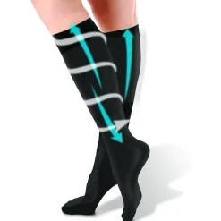 Cloudz - Compression Flight Socks, Medium (Black) Online