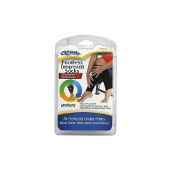 Cloudz - Footless Compression Socks, Black (Fits Large/Extra Large) Discount