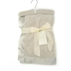 Elegant Baby Cobertor de bebê elegante de lã coral cinza claro pendurado Outlet
