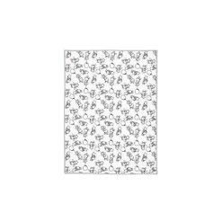 Lambs u0026 Ivy Cobertor de bebê Lambs &amp; Ivy preto e branco Winnie The Pooh New