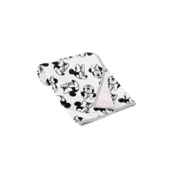 Lambs u0026 Ivy Cobertor de bebê Minnie Mouse preto e branco Lambs & Ivy Sale