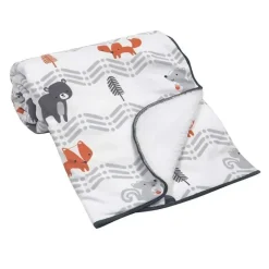 Lambs u0026 Ivy Cobertor de bolota original Lambs & Ivy Bedtime Originals, cinza Fashion