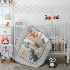 Lambs u0026 Ivy Cobertor de bolota original Lambs &amp; Ivy Bedtime Originals, cinza Fashion