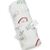Loulou LOLLIPOP Cobertor Rainbow Swaddle New