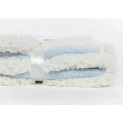 Piccolo Bambino Cobertores de bebê de camurça reversível , azul Discount