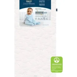 Halo Colchão de berço respirável DreamWeave - Branco Clearance