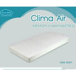 Comfy Baby Colchão de espuma com memória Air confortável para bebê Clima Best