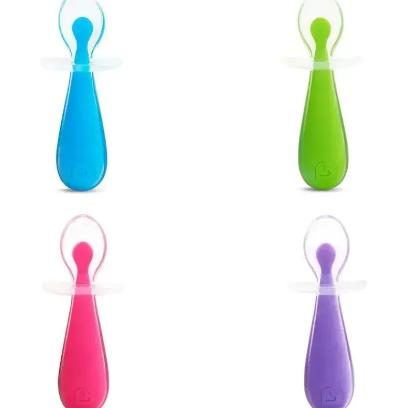 colheres_de_treinamento_d_SKUD9V2OFIM_0.webp Munchkin Colheres de treinamento de silicone Gentle Scoop, pacote de 2, cores sortidas (azul e verde ou rosa e roxo) Outlet