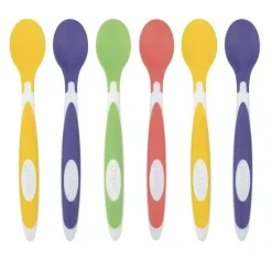 Dr. Brown's Colheres para bebês com ponta macia Dr. Brown, colheres para alimentação infantil, pacote com 6 unidades Best