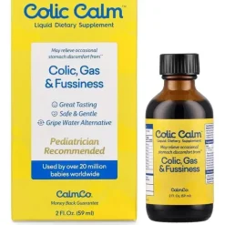 Colic Calm - Gripe Water, gotas para alívio de cólicas e gases infantis Clearance