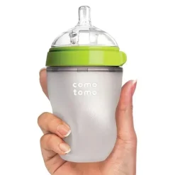Comotomo - mamadeira Natural Feel de 8 onças, verde New