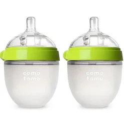 Comotomo - mamadeira Natural Feel 2 unidades, verde (5 onças) Online