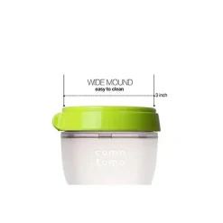Comotomo - pacote de mamadeira com 7 unidades, verde Discount