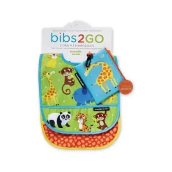 Crocodile Creek Conjunto de 2 babadores 2 Go - Little Jungle Sale