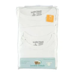 Luvable Friends Conjunto de 3 bodys manga longa , branco Clearance
