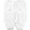 Carter's Conjunto de 4 bodys originais manga longa Carter's, branco Outlet
