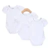 SpaSilk Conjunto de 3 macacões manga curta, branco Outlet