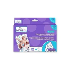 Baby Works Conjunto de 10 tapetes de troca descartáveis Sale