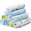 SpaSilk Conjunto de 10 Toalhas , Elefante Azul Best
