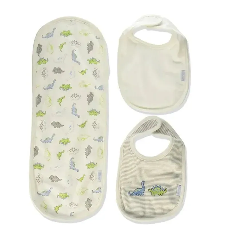 conjunto_de_babador_e_pan_SKUYfQ0r1YA_0.webp Little Me Conjunto de babador e pano de arroto Dinosaur Online
