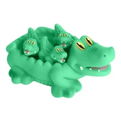 SunnyLife Conjunto de brinquedos de banho da família Croc Best