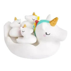 SunnyLife Conjunto de brinquedos de banho da família Unicórnio Best