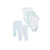 Little Me Conjunto de calças bodysuit - Ursos 5 peças, azul Best