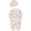 Little Me Conjunto de calcinha e chapéu de bebê menina Roses Clearance