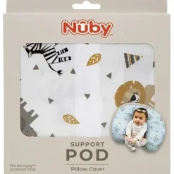 Nuby Conjunto de capa de travesseiro de amamentação com estampa de animais - Dr Talbots Zoo New