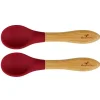 Avanchy Conjunto de colheres de alimentação infantil de bambu , magenta Discount