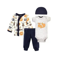 Baby Vision Conjunto de enxoval Hudson Baby - 4 unidades para bebês prematuros New