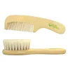 Green Sprouts Conjunto de escova e pente de brotos verdes, naturais Outlet
