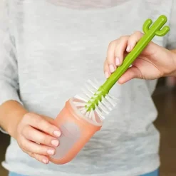 Boon Conjunto de escovas para limpeza de garrafas Tomy Cacti com vaso, 5 peças Outlet