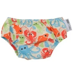 Zoocchini Conjunto de fraldas de banho e chapéu de sol para bebês Clearance