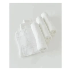 Little Unicorn Conjunto de lençol de algodão pequeno unicórnio, branco Sale