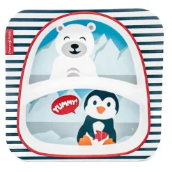 Primo Passi Conjunto de louça de bambu Kids - amigos de inverno Best