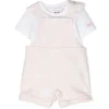 Hugo Boss Conjunto de macacão de algodão Baby - menina, rosa claro Online