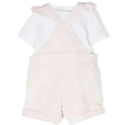 Hugo Boss Conjunto de macacão de algodão Baby - menina, rosa claro Online